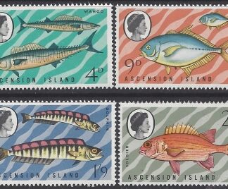 1970 Ascension Island. Fish 3rd series. 4 values SG.126/9 u/m (MNH)