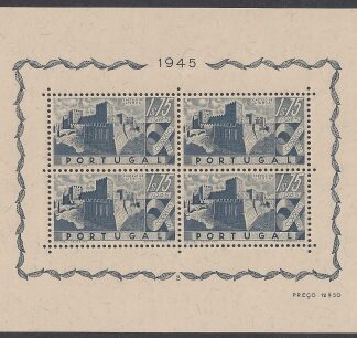 1946 Portugal - Portuguese Castles Mini sheet  SG.MS996a u/m (MNH)