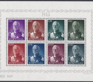 1945 Portugal - President Carmona Mini Sheet SG.MS984a u/m  (MNH)