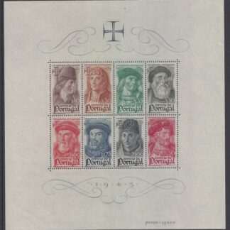 1945 Portugal - Portuguese Navigators Mini Sheet SG. MS976a  u/m (MNH)