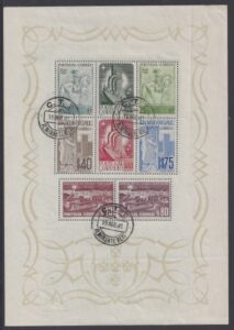 1940 Portugal - Portuguese Centenaries Mini Sheet SG.MS919a Used
