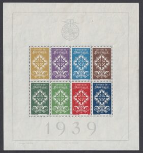 1940 Portugal - Portuguese Legion Mini Sheet SG.MS911a u/m (MNH) - WITH CERTIFICATE
