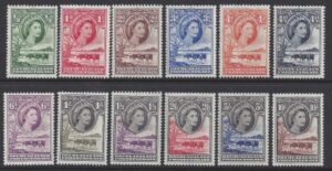1955 Bechuanaland SG.143/53 set 12 values unmounted mint (MNH)