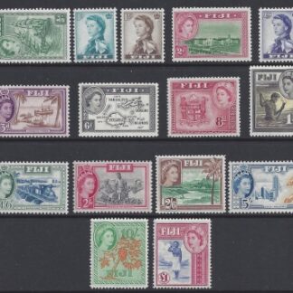 1954 Fiji  SG.280 - 95 set of 15 values  U/M (MNH)