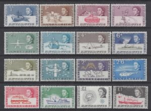 1963-9 British Antarctic SG.1-15a incl. both £1 values u/m (MNH)