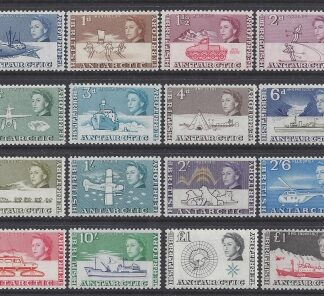 1963-9 British Antarctic  SG.1-15a incl. both £1 values u/m (MNH)