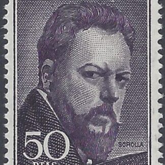 1953 Spain SG.1187 50ptas blackish violet 'Sorolla' artist u/m (MNH)
