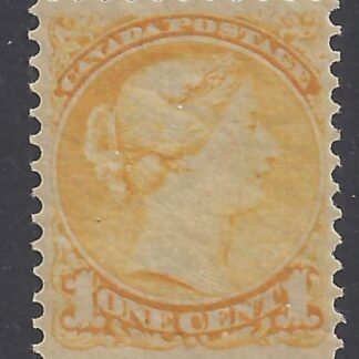 1873 Canada SG.91   1c orange yellow Lm/mint