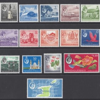 1960 -67 Trinidad & Tobago  SG.284 - 297 set 15 values unmounted mint (MNH)