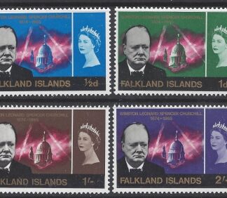 1966 Falkland Islands - SG.223-6  Churchill Commemoration u/m (MNH)