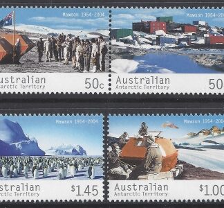 2004 Australian Antarctic SG.164/167 50th Anniversary of Mawson Station set 4 values U/M (MNH)