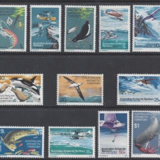 1973 Australian Antarctic SG.23/34 set 12 values U/M (MNH)