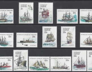 1979 Australian Antarctic SG.37 - 52  Ships set of 16 values U/M (MNH)