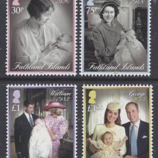 2014 Falkland Islands SG.1292-5 Christening of Prince George set 4 values U/M  (MNH)