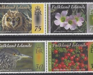 2012 Falkland Islands. SG1243-6 Colour in Nature  set 4 values U/M  (MNH)