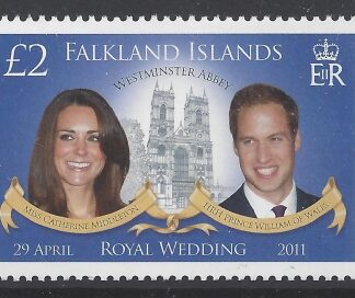 2011 Falkland Islands SG.1193 Royal Wedding 1 value  U/M (MNH)