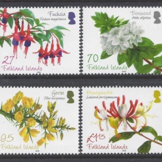 2010 Falkland Islands SG 1181-4 Flowering Shrubs set 4 values U/M (MNH)