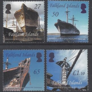 2010 Falkland Islands  SG.1157 - 60 Restoration of SS Great Britain set 4 values U/M (MNH)