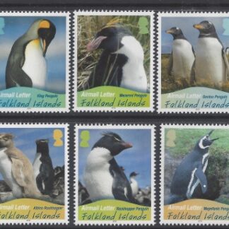 2010 Falkland Islands  SG.1174-9 Breeding Penguins 2nd series  set 6 values U/M (MNH)