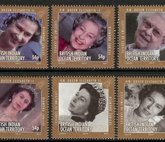 2012 B.I.O.T Diamond Jubilee SG.473-8 set 6 values U/M (MNH