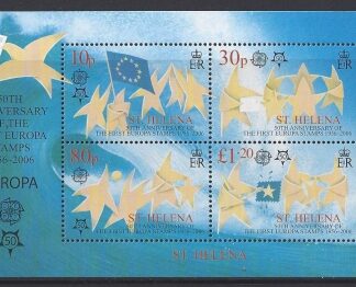 2006 St Helena - MS.983  50th Anniv. 1st Europa Stamps Mini Sheet  U/M (MNH)
