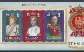 2007 St Helena - MS.1022 The Napoleons mini sheet  U/M (MNH)
