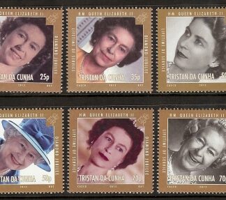 2012 Tristan Da Cunha -  Diamond Jubilee  SG.1045-50  set of 6  unmounted mint (MNH)