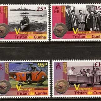 2012 Tristan da Cunha  - Volcanoes part 2  SG.1040-3 set 4 values U/M (MNH)