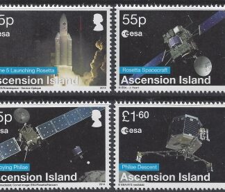 2014 Ascension SG.1209 - 12 Rosetta Mission 1st Landing on a Comet set 4 values U/M (MNH)