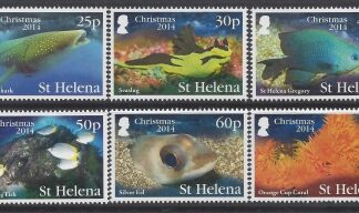 2014 St. Helena. SG.1217-22 Christmas set 6 values U/M  (MNH)