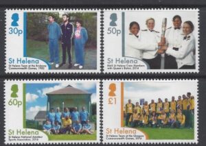 2014 St. Helena. SG.1223-6 - Commonwealth Games set 4 values U/M (MNH)