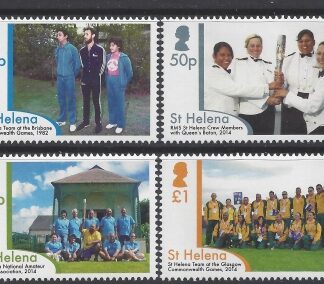 2014 St. Helena. SG.1223-6 - Commonwealth Games set 4 values U/M (MNH)