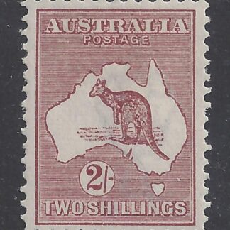 1924 Australia - SG.74 2/- maroon  mounted mint.