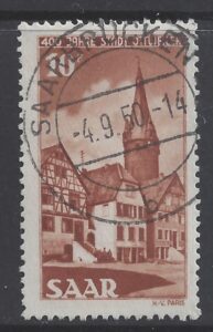 1950 SAAR SG.293 400th Anniversary of Ottweiler. (cat. val.£13.00)