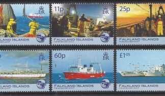 2006 Falkland Islands - SG.1066-71 20th Anniversary of Falklands Fisheries set 6 values U/M (MNH)