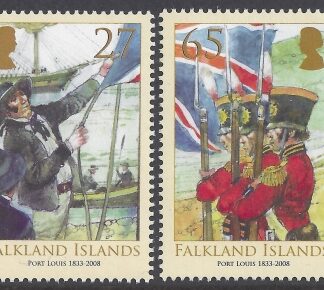 2008 Falkland Islands - SG.1109-10  175th Anniversary Port Louis. set 2 values U/M (MNH)