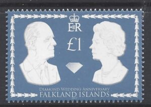 2007 Falkland Islands - SG.1087 Diamond Wedding of Qeen Elizabeth and Duke of Edinburgh U/M (MNH)