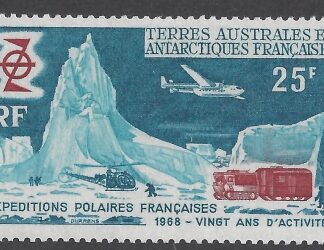 1969 French Antarctic SG.52 French Polar Exploration U/M (MNH)