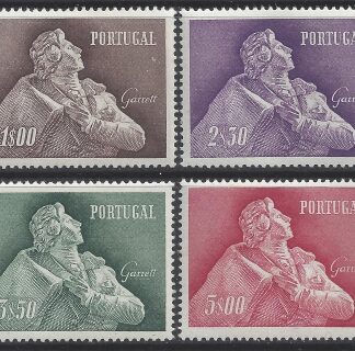 1957 Portugal - SG.1142-5 Almeida Garrett Commemoration set 4 values U/M (MNH)