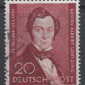 1951 Berlin - SG.B74 Death Centenary of Lortzing (composer) very fine used.