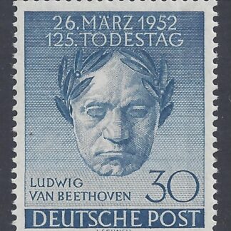 1952 Berlin - SG.B87 Death Anniversary of Beethoven (composer) U/M (MNH)