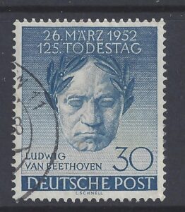 1952 Berlin - SG.B87 Death Anniversary of Beethoven (composer). very fine used.