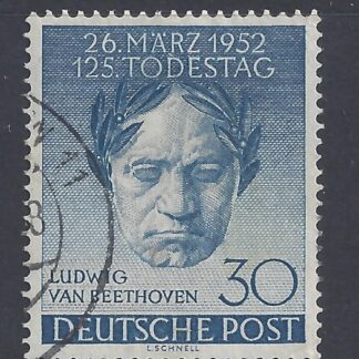 1952 Berlin - SG.B87 Death Anniversary of Beethoven (composer). very fine used.