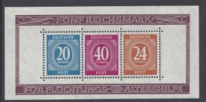 1946 Germany - Allied Occupation - American, British & Soviet Russian Zones - SG. MS925a mini sheet Perf. U/M (MNH)