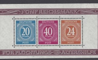1946 Germany - Allied Occupation - American, British & Soviet Russian Zones - SG. MS925a mini sheet Perf. U/M (MNH)