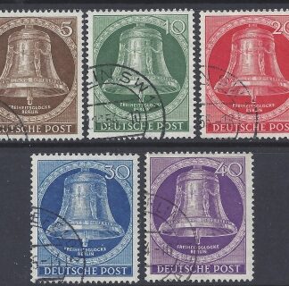 1953 Berlin - SG.B101-5 Freedom Bells 'clanger in centre '  very fine used.