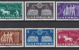 1951 Luxembourg - SG.543-8 To Promote  United Europe set 6 values U/M (MNH)