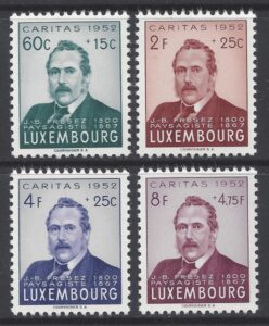 1952 Luxembourg SG.559-62 National Welfare Fund set of 4 values U/M (MNH)