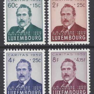 1952 Luxembourg SG.559-62 National Welfare Fund set of 4 values U/M (MNH)