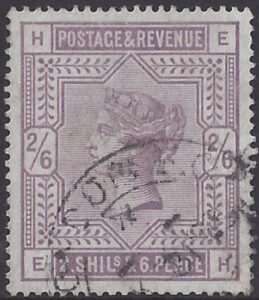 Great Britain 1883-4 SG.178 2/6d lilac very fine used.